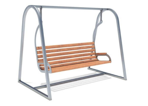 Gunga, gungbänk, gunga, dubbelgunga, bänk, parkmöbel, parkutrustning, haple