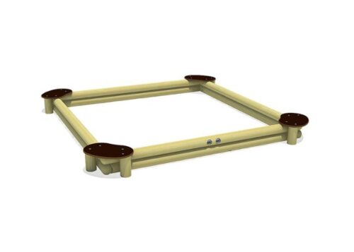 Sandlek, sandlåda, lekplats, lekredskap, haple